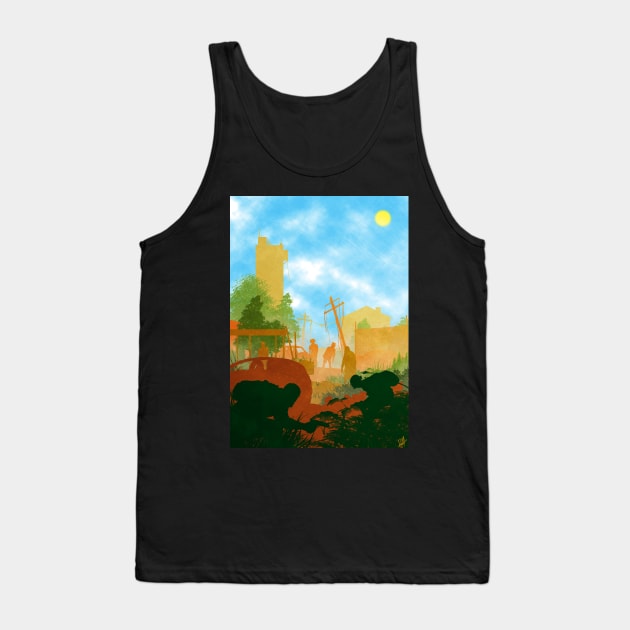 The Last of Us Silhouette Tank Top by Art of Arklin